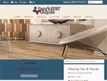 Tablet Screenshot of jerrysjwcarpet.com